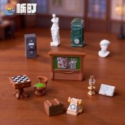Creative Miniature Detective Agency DIY Dollhouse Decorative Ornaments Customizable Home Desktop Small Figurines - Image 2