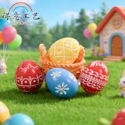 Creative Cute Resin Easter Egg Decorative Ornaments Customizable Desk Decoration Gifts for Office Car Miniature Landscape Accessories - Image 4