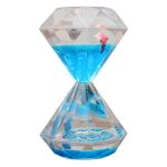 Customizable Acrylic Diamond Stress Relief Ornament Decorative Crystal Oil Drop Sand Timer Perfect Student Gift