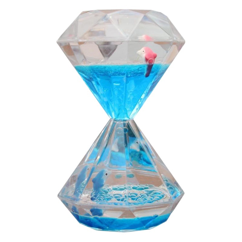 O1CN011bpNEb1Bs2uoMlZzW_0-0-cib.jpg Customizable Acrylic Diamond Stress Relief Ornament Decorative Crystal Oil Drop Sand Timer Perfect Student Gift - Image 1