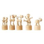 Wooden Animal Desktop Decoration Retro Office Decor Creative Cute Home Accessories Living Room Bedroom American Vintage Ornament