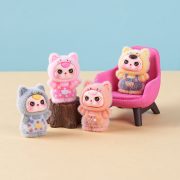 New Customizable Decorative Ornament Flocking Stationary Overalls Small Doll Miniature Landscape Creative Desktop Resin Crafts - Image 4