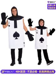 爱丽丝梦游仙境cos服扑克牌战士方块黑桃cosplay搞怪角色扮演服装