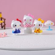 站姿缤纷卡通小猫树脂潮玩萌粒摆件车载办公文创桌面摆件一件批发 - Image 2
