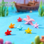 迷你彩色海星 微景观摆件 树脂工艺品装饰配件地中海 五角小海星 - Image 2