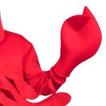 Adult Stage Performance Costume Red Sponge Food Lobster Halloween Outfit Funny Party Stage Suit Ocean Animal Composite Design