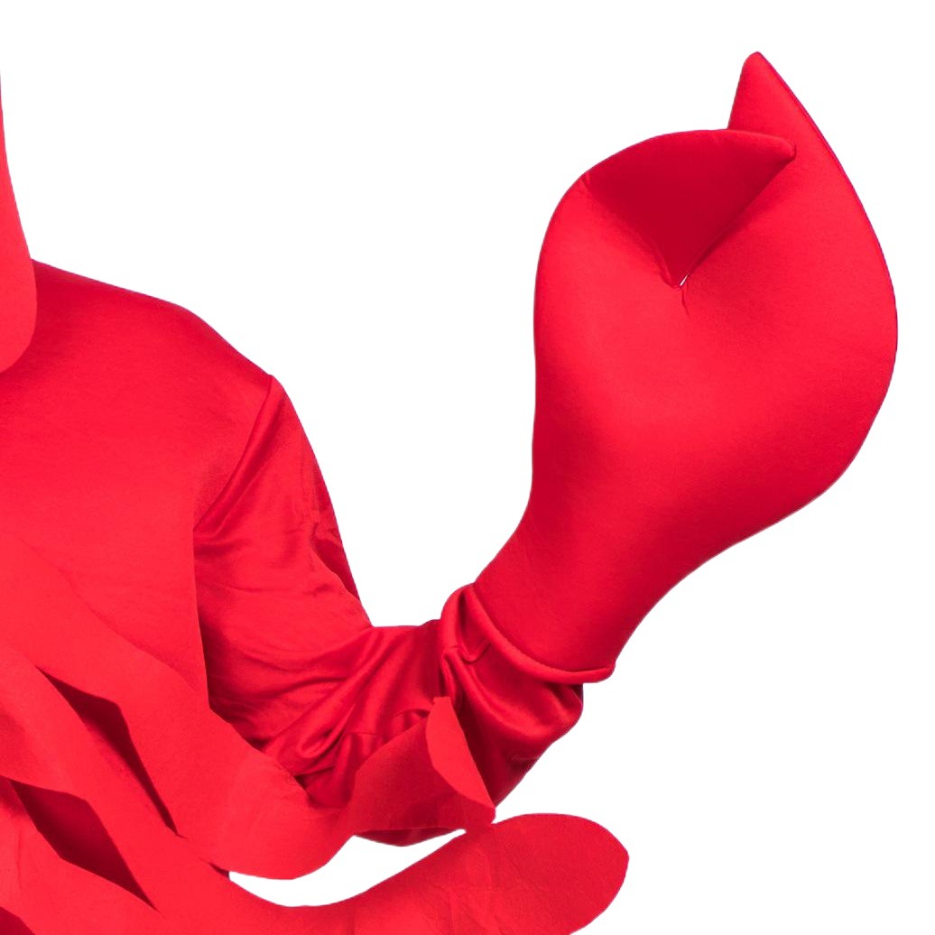 O1CN012BYv181Bs2uoa12Uh_0-0-cib.jpg Adult Stage Performance Costume Red Sponge Food Lobster Halloween Outfit Funny Party Stage Suit Ocean Animal Composite Design - Image 1