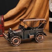 Retro Car Model Decorative Display Piece Industrial Style Living Room TV Cabinet Bar Shelf Custom Metal Medal Badge Craft - Image 3
