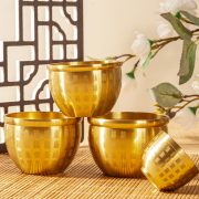 Direct Factory Brass Fortune Jar Rice Tub Five Tigers Fortune Attracting Wealth Metal Crafts Custom Metal Medal Badge - Image 2