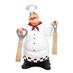 American Country Retro Chef Functional Decoration Customizable Decorative Ornament for Home Restaurant Bar Cafe