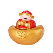 五路财神转转摆件桌面招财摆件树脂工艺品景区财神庙文创产品搞钱 - Image 5