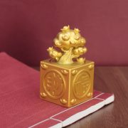 New Square Lucky Tree Seal Rotating Ornament for Living Room Bar Office Decorations Business Opening Gifts - Image 3