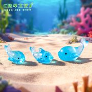 Creative Miniature Dolphin Whale Figurines Customizable Decorative Ornaments Marine Landscape DIY Desktop Decorations - Image 3