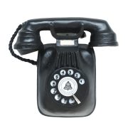 Bar Style Home Decorations Vintage Aged Process Wall Mounted Telephone Customizable Ornamental Resin Crafts - Image 6