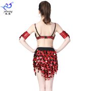 Adult Stage Performance Costume Sparkling Bra Set Opening Dance Party Dancewear Festival Performance Outfit Dance Clothes - Image 4