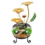 Creative Desktop Fish Tank Flowing Water Fountain Ornament Wealth Attracting Home Living Room Office Decorative Landscape Small Figurine - Image 5