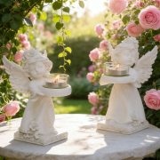 European Style Angel Candelabra Resin Decorative Ornaments Customizable Home Desktop Decoration Romantic Dinner Atmosphere Props - Image 4