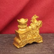 财运满仓金马驮元宝转转摆件元宝马上来财桌面客厅装饰品开业礼品 - Image 3