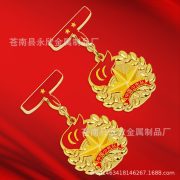Red Scarf Award Star Foundation Stamp Custom Metal Medal Badge Individual Team Two-Star Badge Scout Troop Emblem Award - Image 3