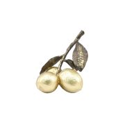 Retro Chinese Style Resin Gold Lemon Decorative Ornaments Customizable Home Decor for Living Room Entrance Coffee Table Office Sample Room - Image 5