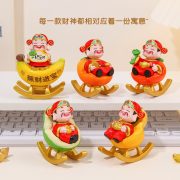 好运财神福运果然多盲盒树脂工艺品摆件喜庆财神爷桌面装饰品礼物 - Image 2