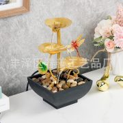 Home decor lucky water feature ornament - desktop fountain craft - office water fountain feng shui ornament - Image 4