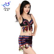 Adult Stage Performance Costume Belly Dance Tassel Bra Set Bikini Performance Outfit Dance Show Ensemble For Adults - Image 6