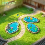 Creative Miniature Koi Duck Animal Resin Decorative Ornaments Customizable Garden Landscape DIY Accessories Eco-Friendly Bottle Decor