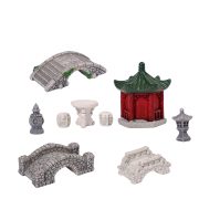 Customizable Decorative Ornaments Miniature Landscape Garden Bridge Resin Artwork Tea Table Accessories Children's Day Gift - Image 5