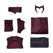 Wanda Vision Cosplay Adult Stage Performance Costume Scarlet Witch Halloween Outfit In Stock For Party And Masquerade - Image 5