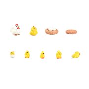 Customizable Decorative Resin Ornament Miniature Farm Scene Chicken Coop Cute Rooster Hen Design DIY Decorative Accessory - Image 5
