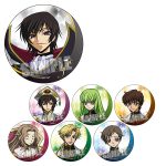 Code Geass Rebellious LuLuXiao Metal Badge Customizable Anime Emblem Chest Patch Stock Available