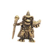 Retro Bronze Magic Frog Miniature Figurine Creative Wizard Frog Collectible Desktop Decorative Item Custom Metal Medal Badge - Image 5