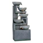 European Style Flowing Water Fountain Ornament Home Decor Feng Shui Ball Resin Craft Export Drop Shipping Wholesale
