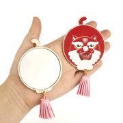 Creative Metal Tiger Craftwork Mini Mirror Portable Personal Mirror Customized Year Of The Tiger Gift Small Fun National Style - Image 4