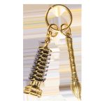 Custom Metal Medal Badge Car Keys Pendant L幸文昌塔文昌笔金榜题名活动算盘男女书包吊坠 Handmade Artifacts