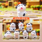 New Grassland Cow Series Blind Box Creative Cartoon Collectible Figurine Home Decoration Desktop Ornament Children Toy