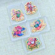 Professional Supply Custom Metal Medal Badge Gold 999 Five Fortunes Greeting Lucky Longevity Happiness Wealth Mobile Phone Sticker - Image 2
