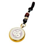 Bronze Red Coral Zodiac Keychain Pendant Custom Metal Medal Badge Lucky Charm Money Making Handheld Item Unisex Gift