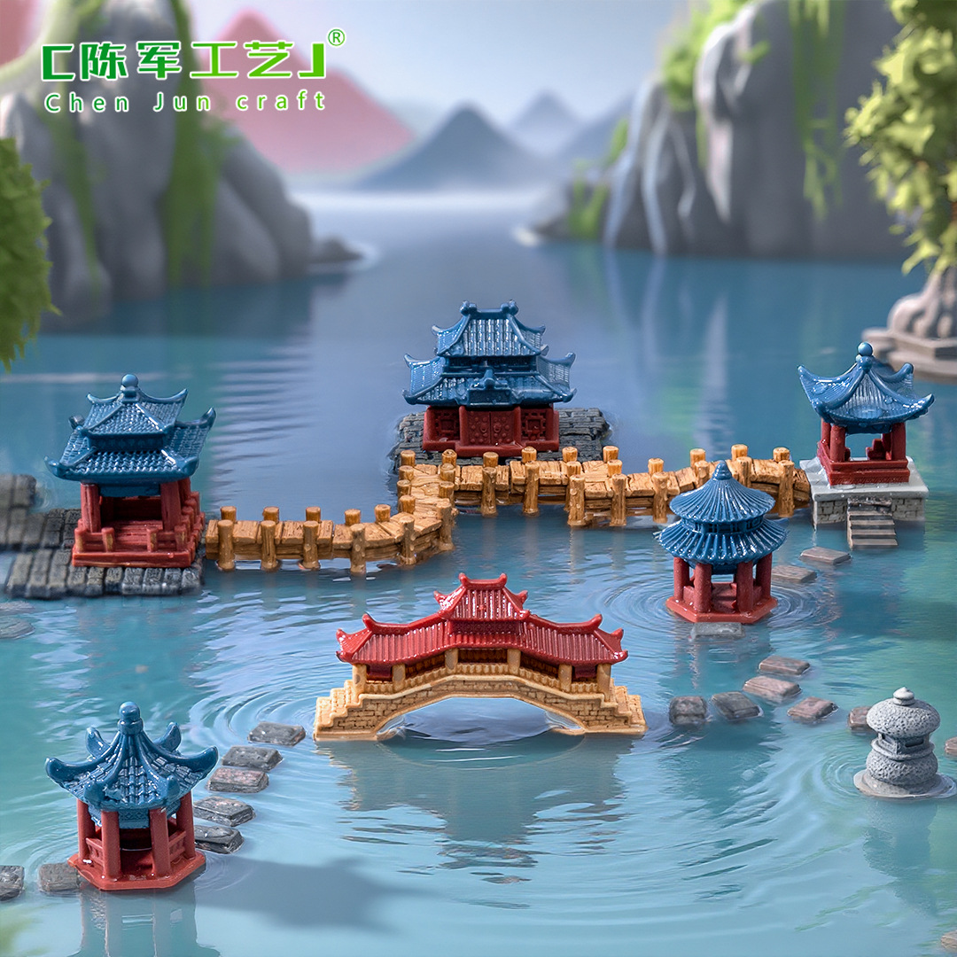 O1CN013syhzg1cadfuY8sz5_1031983617-0-cib.jpg Customizable Miniature Landscape Simulation Rock Pavilion DIY Decoration Accessories Small Eco-Friendly Bottle Ornaments - Image 1