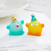 可爱生日大眼仔小怪兽公仔萌粒 diy装饰品配件迷你车载桌面小摆件 - Image 4