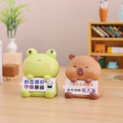 办公室工位装饰打工动物抱牌摆件卡通萌趣桌面摆件生日礼物 - Image 3