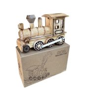 Vintage Wooden Train Head Steam Locomotive Decorative Ornament American Style Children's Toy Car Attraction Gift Souvenir - Image 5