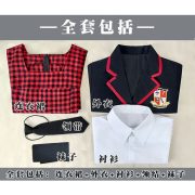 甜哒哒 雨伞学院COS服 女版校服制服学生装万圣节COSPLAY表演服装 - Image 3