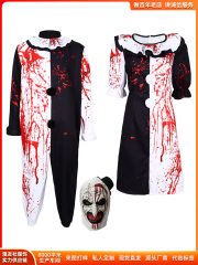 Adult Stage Performance Costume Clown Outfit Unisex Cosplay Halloween Cross-Border Broken Soul Clown Costume