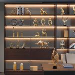 Modern Minimalist Luxury Creative Home Bar Cabinet Decorations Living Room TV Cabinet Office Resin Artistic Ornaments