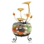 Simplified Home Desktop Small Fish Tank Water Fountain Ornament Circular Flowing Water Decoration Lucky Opening Gift