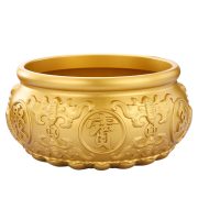 Pure Brass Wealth Attraction Bowl Double Fish Design Custom Metal Badge Home Office Decorative Item Customizable Metal Medal - Image 6