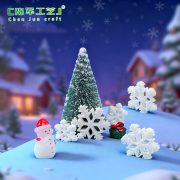 Customizable Decorative Ornaments Christmas Snowflake Resin Cartoon Craftwork Mobile Phone Case Accessories Landscape Decoration - Image 4