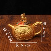 新款手把件马到成功转转壶合金把把壶转运桌面解压摆件转转批发 - Image 4